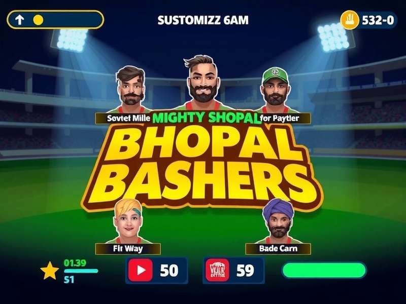 Mighty Bhopal Bashers gameplay screenshot